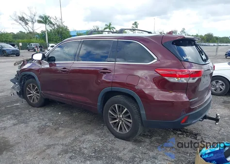2017 Toyota Highlander Xle из США, поврежденный, VIN 5TDKZRFH7HS209132
